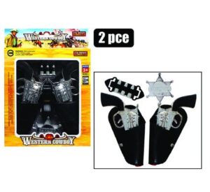 Guns hand 7pc wild-west playset w/holste