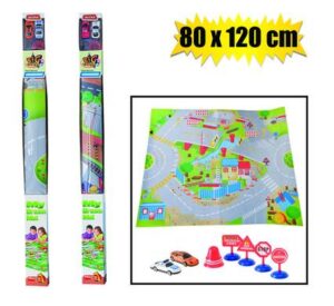 Vehicle playmat 2 cars & acc 120 x 80 cm