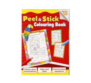 Book activity peel & stick parrot