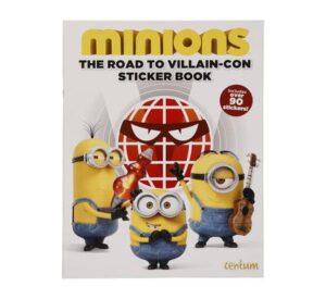 Book sticker minions road to villain-con