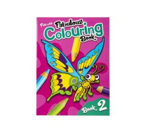 Book colouring fun with fabulous 2